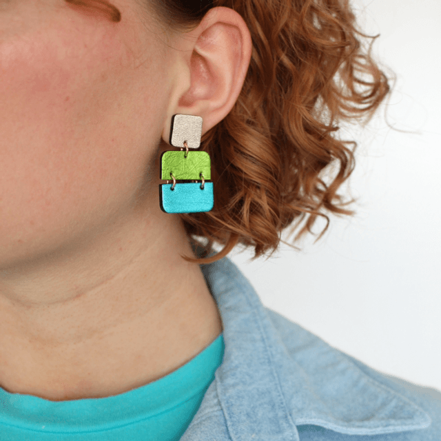 Loli • Vert, turquoise métallisé 