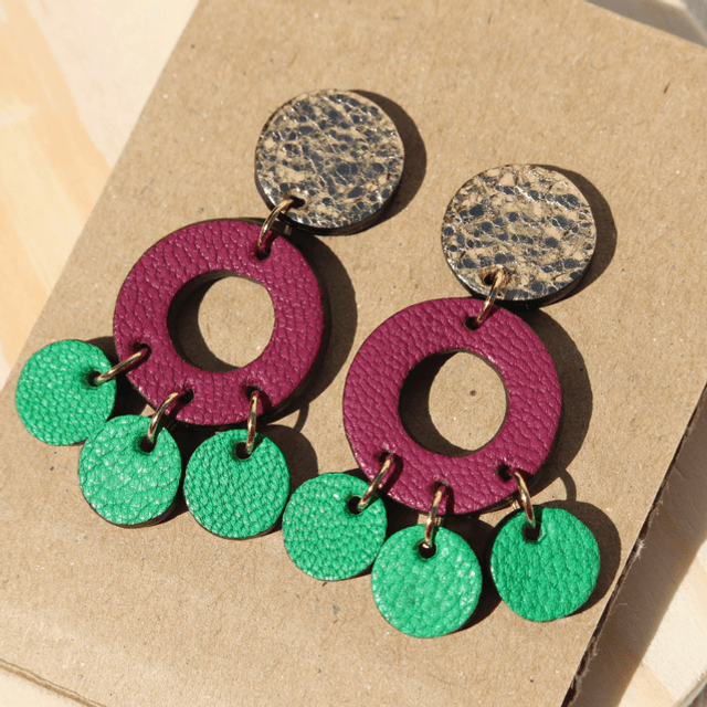 Holly • Violet, vert, doré