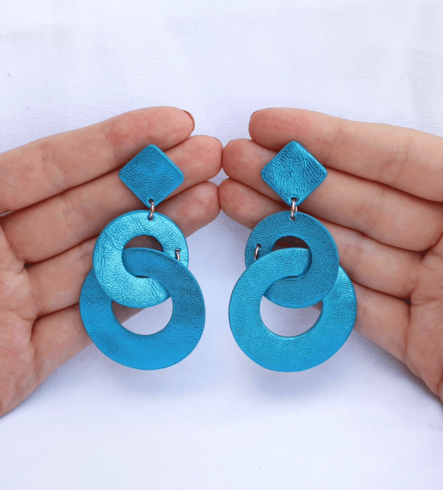 Bao • turquoise métallisé