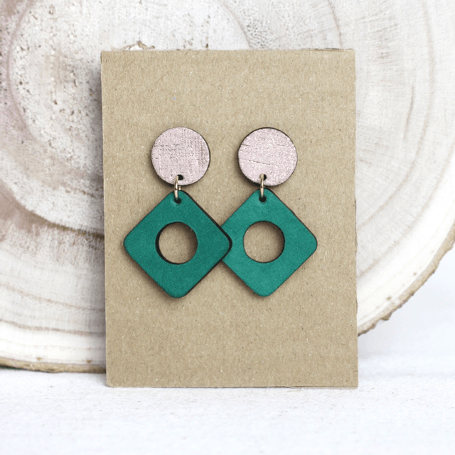 Tali • Vert, rose clair