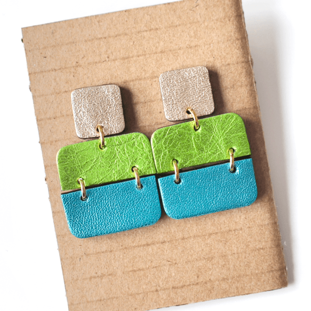 Loli • Vert, turquoise métallisé 