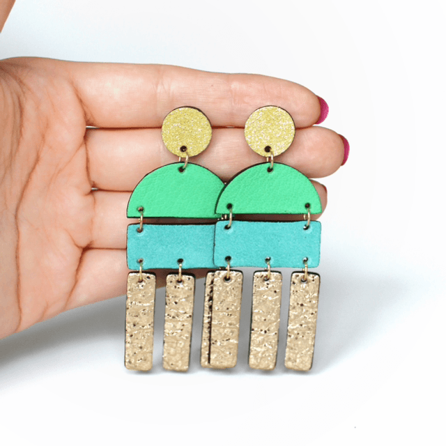 Calypso • vert, bleu, jaune 